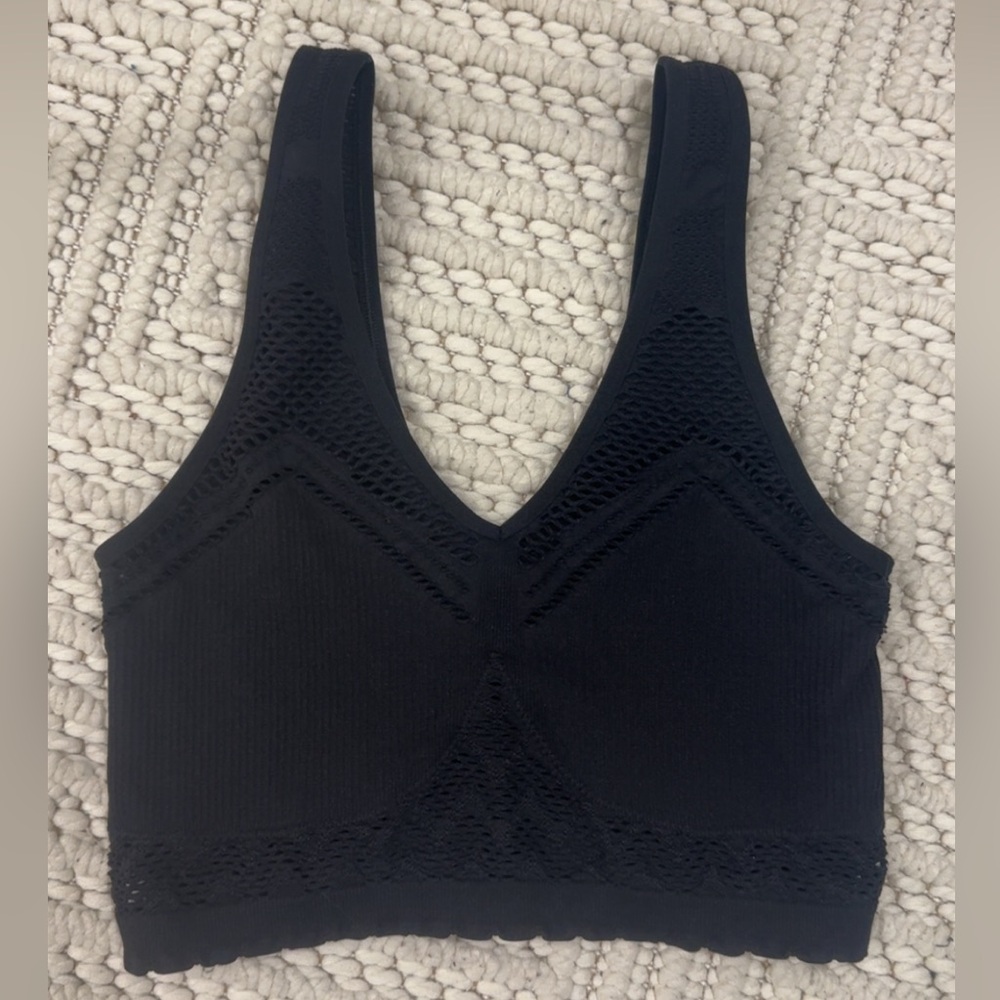 Elegant Black Lace Bra Top